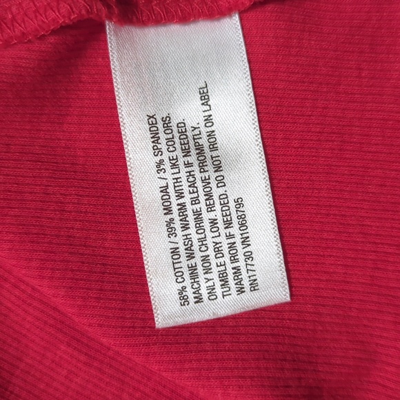 A New Day Women's Red Long Sleeve Shirt - Picture 4 of 9